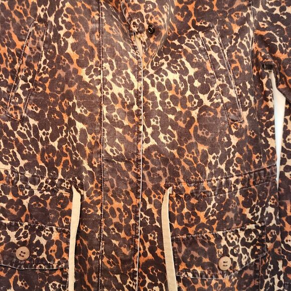 NWT Sisley Girls "Wild Soul" Animal Print Jacket – Size XL (10-11 Years) - Picture 3 of 15